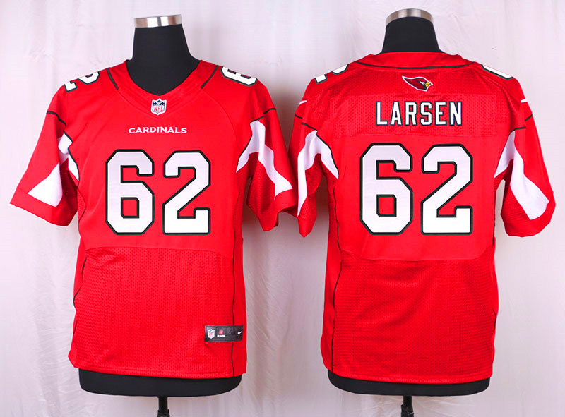 Nike Arizaona Cardinals #62 Larsen Red Elite Jersey