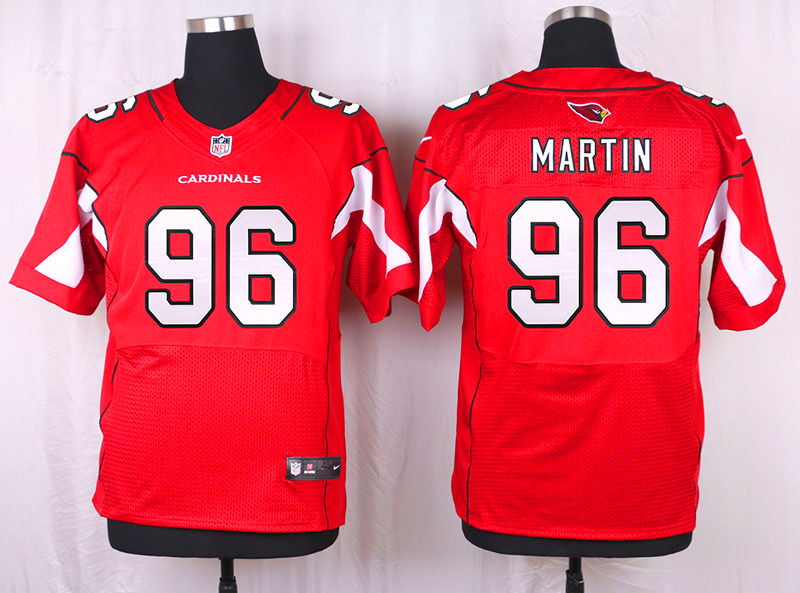 Nike Arizaona Cardinals #96 Martin Red Elite Jersey