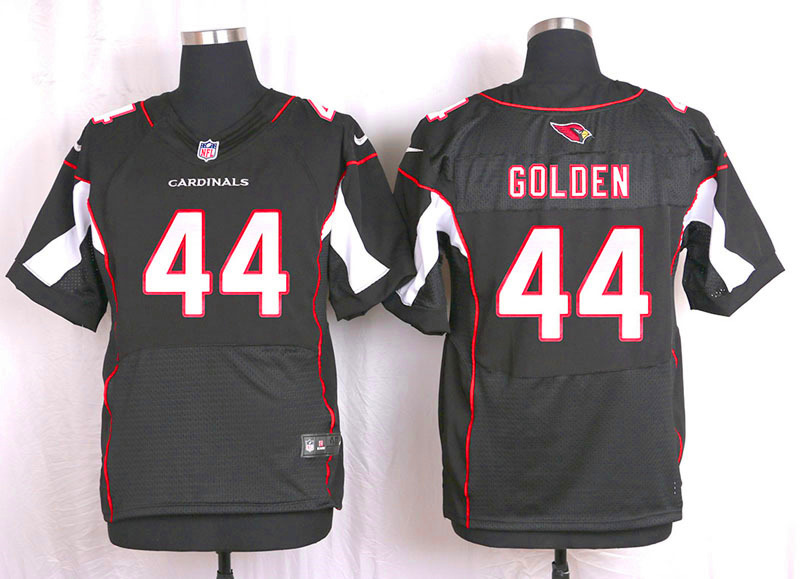 Nike Arizaona Cardinals #44 Golden Black Elite Jersey
