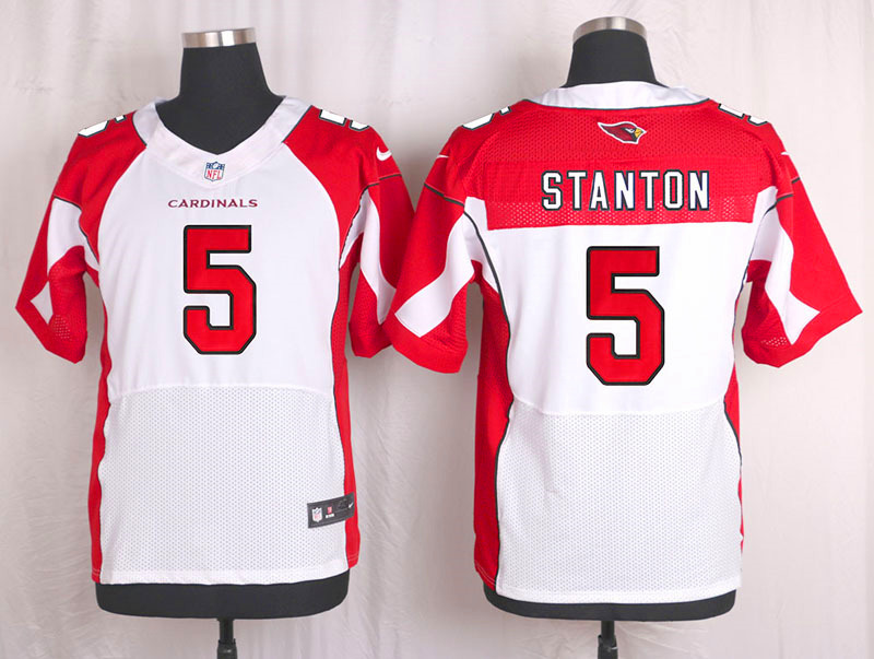 Nike Arizaona Cardinals #5 Stanton White Elite Jersey
