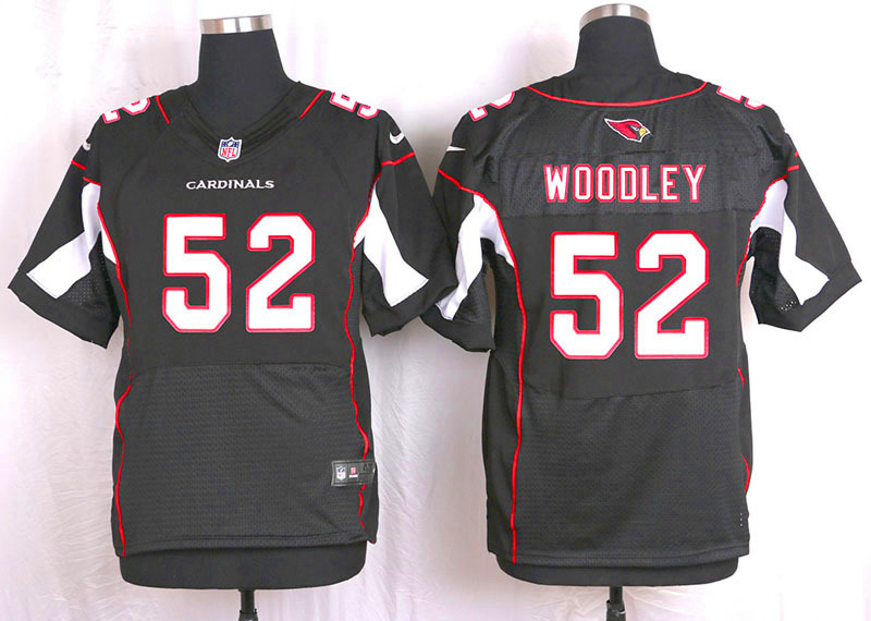 Nike Arizaona Cardinals #52 Woodley Black Elite Jersey