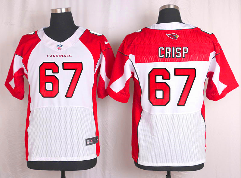 Nike Arizaona Cardinals #67 Crisp White Elite Jersey