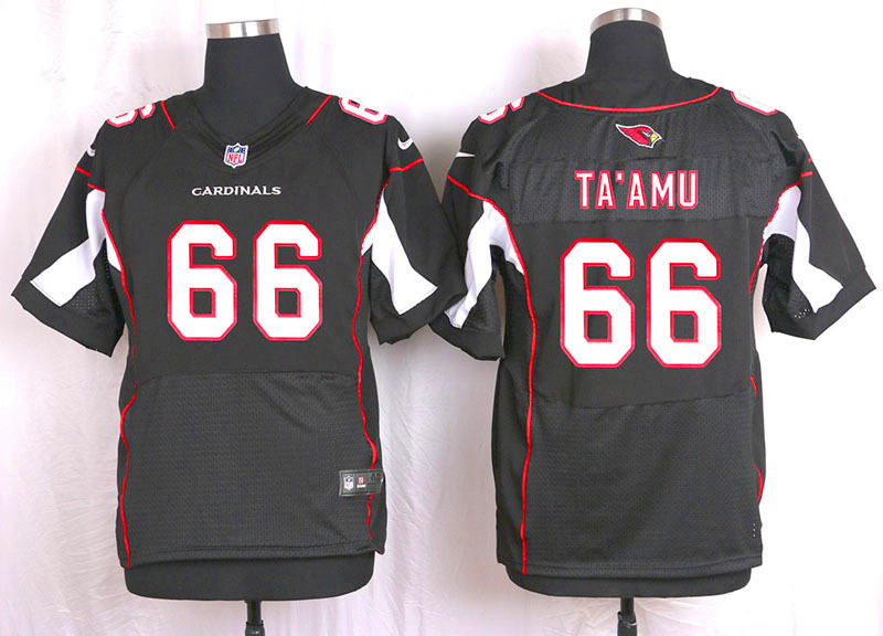 Nike Arizaona Cardinals #66 TAAMU Black Elite Jersey