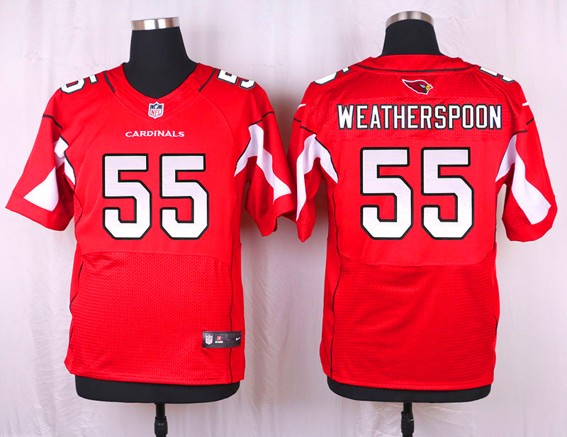 Nike Arizaona Cardinals #55 Weatherspoon Red Elite Jersey