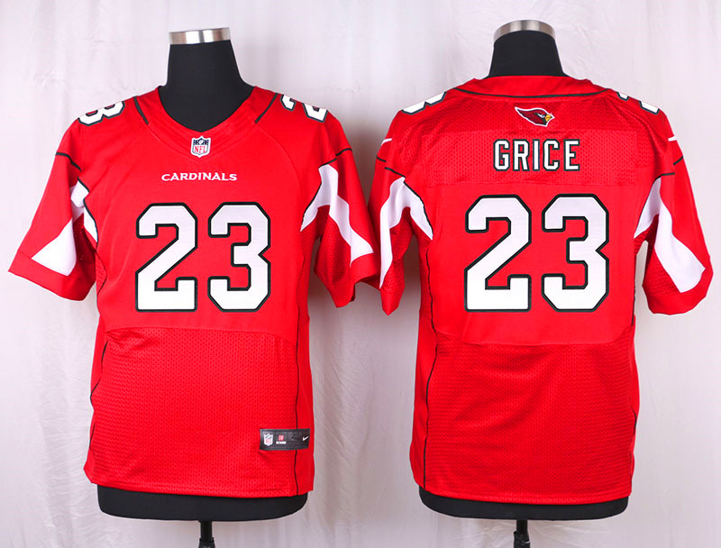 Nike Arizaona Cardinals #23 Grice Red Elite Jersey