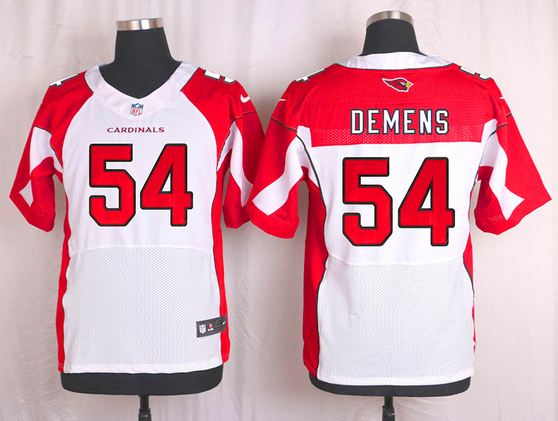 Nike Arizaona Cardinals #54 Demens White Elite Jersey