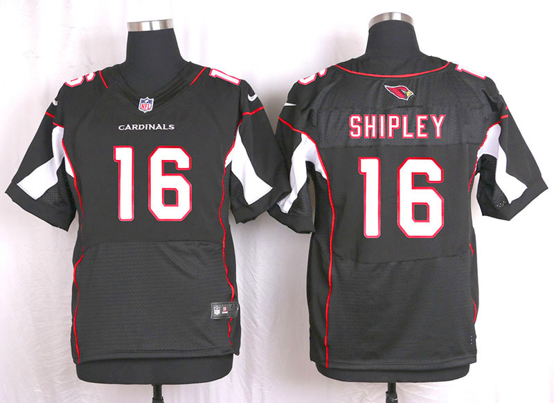 Nike Arizaona Cardinals #16 Shipley Black Elite Jersey