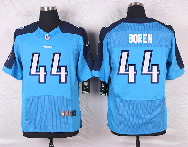 Nike Tennessee Titans #44 Boren Blue Elite Jersey