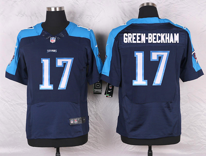 Nike Tennessee Titans #17 Green-Beckham D.Blue Elite Jersey