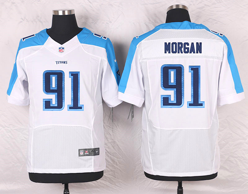 Nike Tennessee Titans #91 Morgan White Elite Jersey