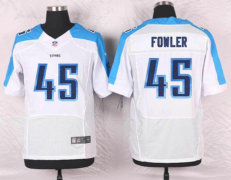 Nike Tennessee Titans #45 Fowler White Elite Jersey