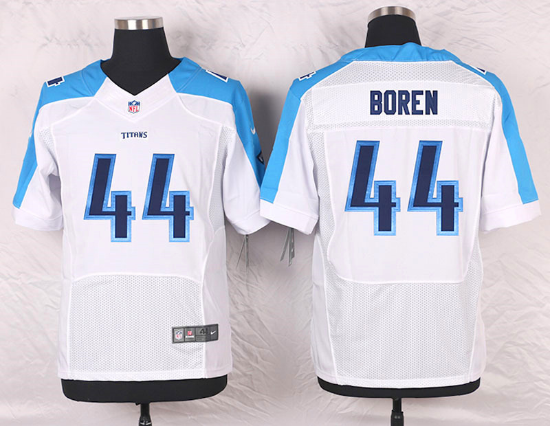 Nike Tennessee Titans #44 Boren White Elite Jersey