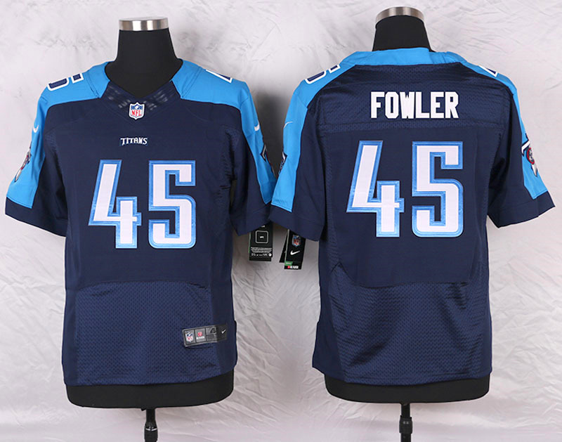 Nike Tennessee Titans #45 Fowler D.Blue Elite Jersey