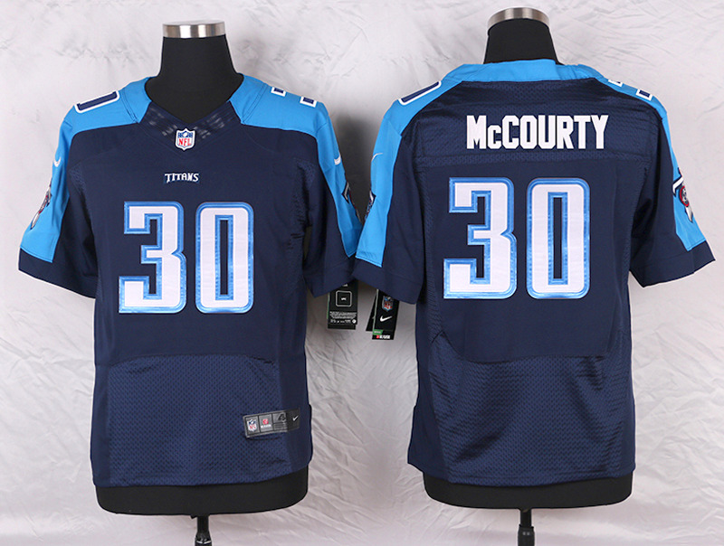 Nike Tennessee Titans #30 McCourty D.Blue Elite Jersey