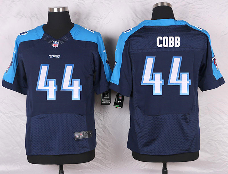 Nike Tennessee Titans #44 Cobb D.Blue Elite Jersey