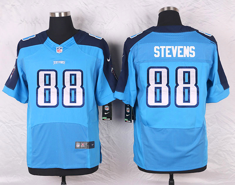 Nike Tennessee Titans #88 Stevens Blue Elite Jersey