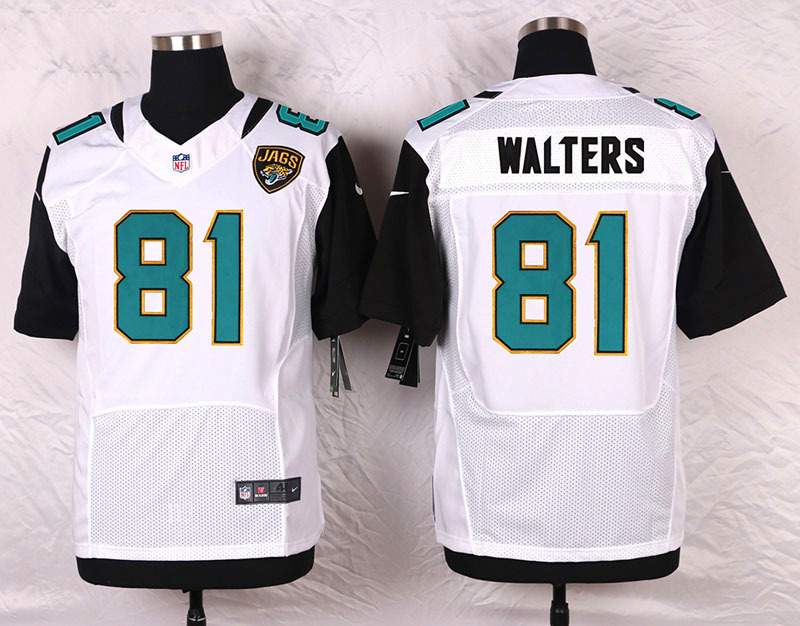 Nike Jacksonville Jaguars #81 Walters White Elite Jersey