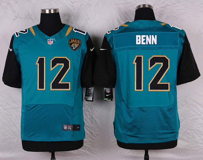 Nike Jacksonville Jaguars #12 Benn Green Elite Jersey
