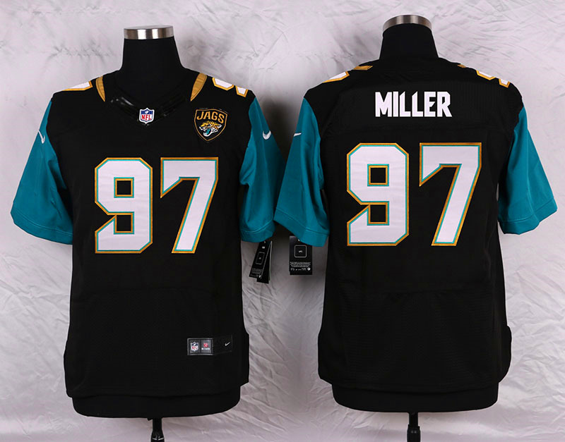 Nike Jacksonville Jaguars #97 Miller Black Elite Jersey