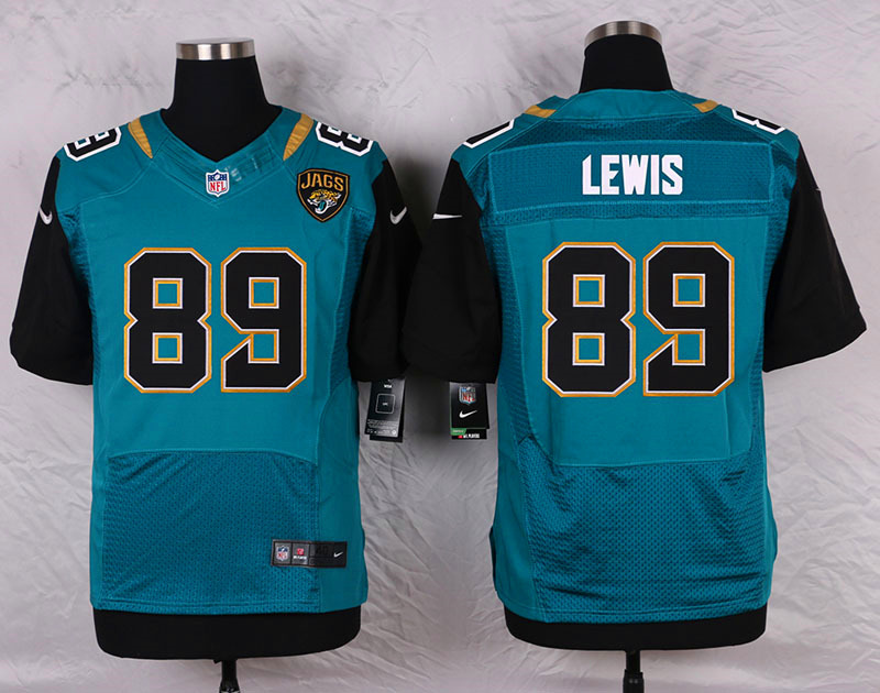 Nike Jacksonville Jaguars #89 Lewis Green Elite Jersey