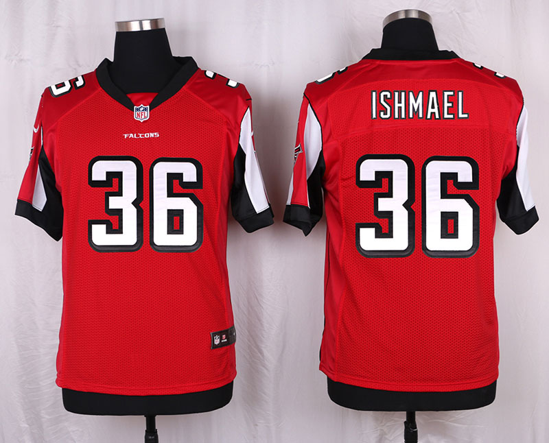 Nike Atlanta Falcons #36 Ishmael Red Elite Jersey