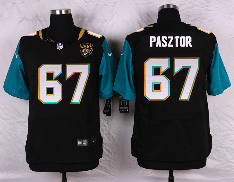 Nike Jacksonville Jaguars #67 Pasztor Black Elite Jersey