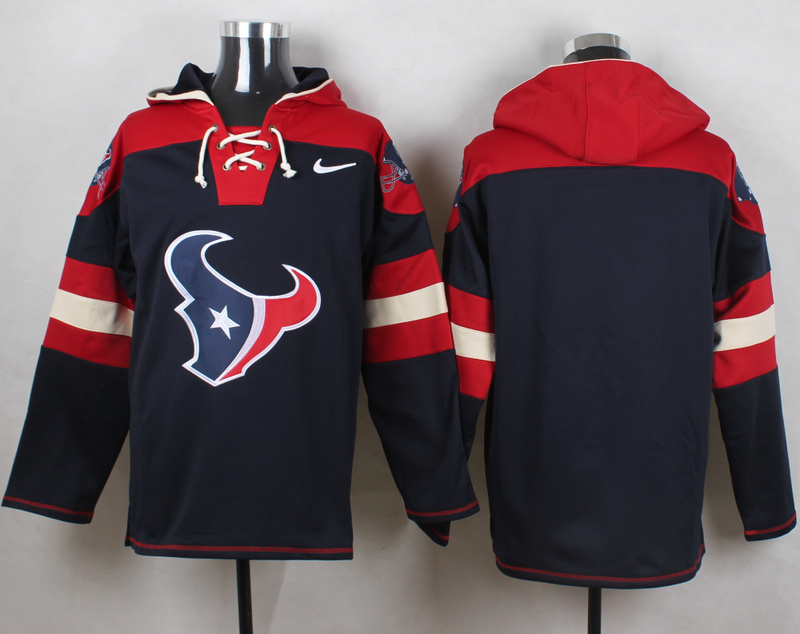 NFL Houston Texans Blue Personalized Hoodie