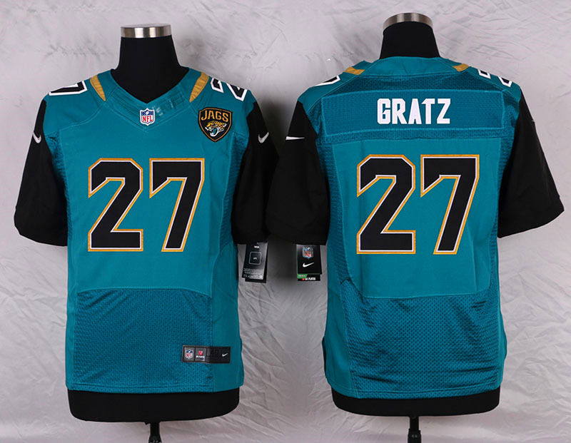 Nike Jacksonville Jaguars #27 Gratz Green Elite Jersey