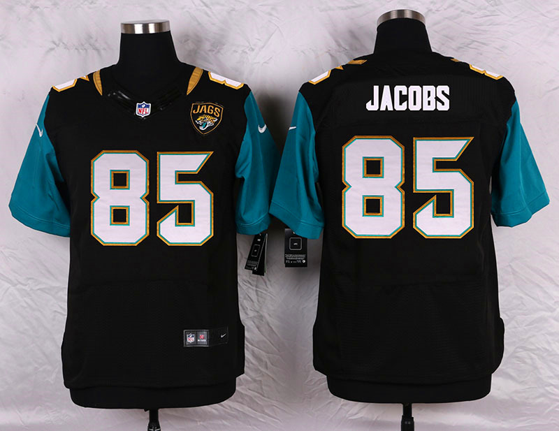 Nike Jacksonville Jaguars #85 Jacobs Black Elite Jersey