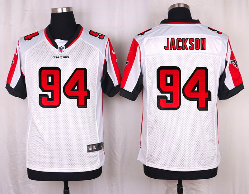 Nike Atlanta Falcons #94 Jackson White Elite Jersey