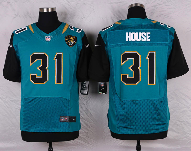 Nike Jacksonville Jaguars #31 House Green Elite Jersey