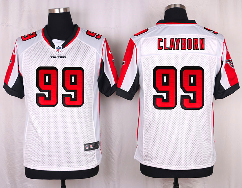 Nike Atlanta Falcons #99 Clayborn White Elite Jersey