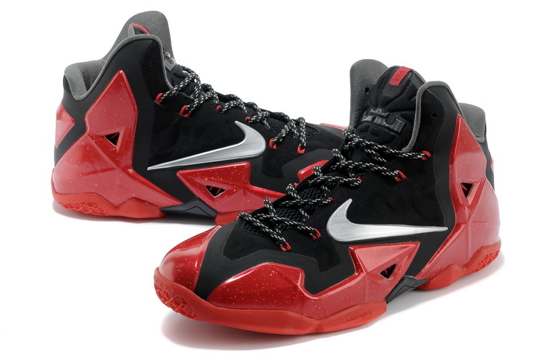 Nike LeBron James Basketball 11 Shoes Black Red