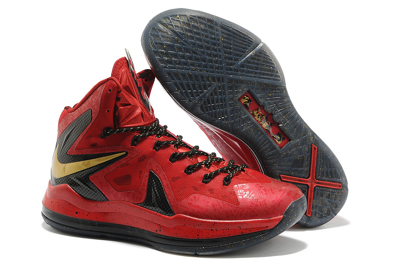 Nike LeBron James Basketball 10.5 Shoes Red