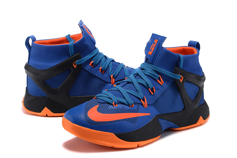 Nike LeBron James Basketball 13 Shoes Blue Orange