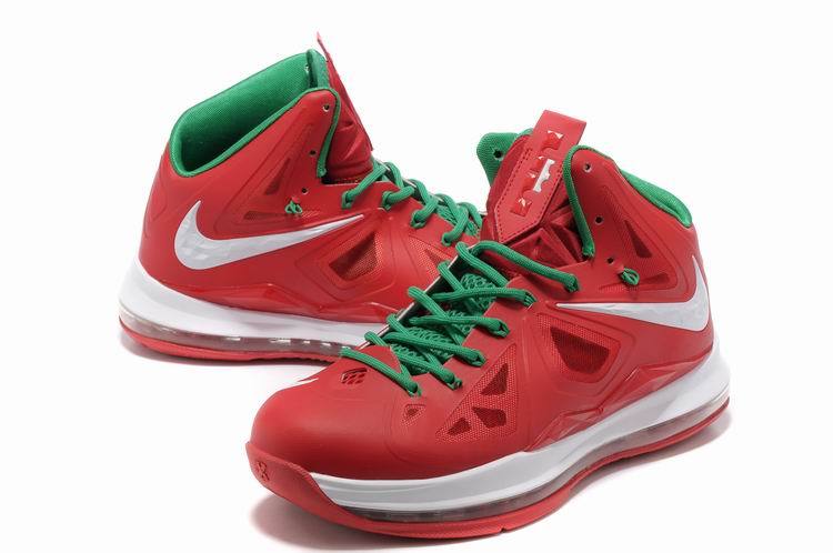 Nike LeBron Raymone James  Shoes Red Green