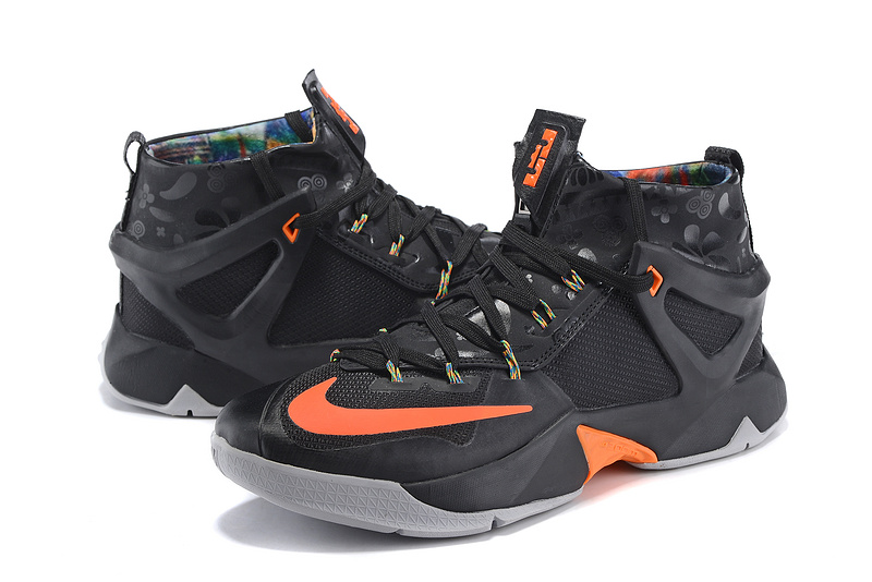 Nike LeBron James Basketball 13 Shoes Black Orange