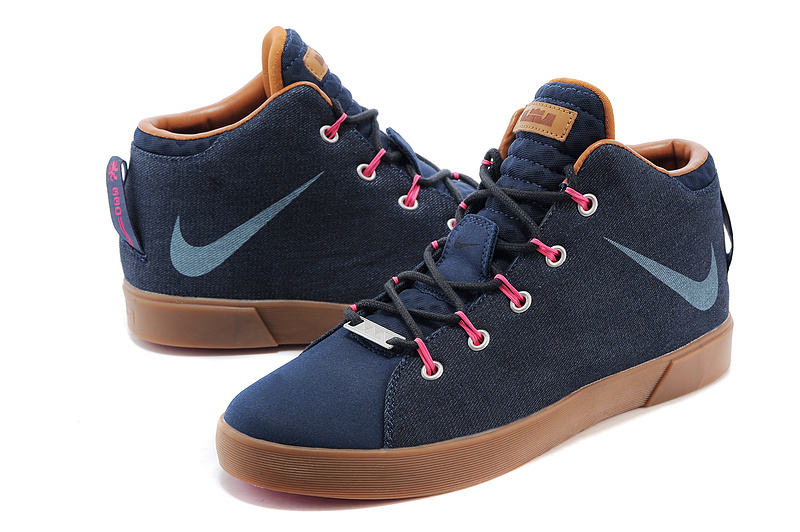 Nike LeBron 12 NSW Lifestyle Shoes Jeans Blue