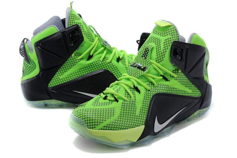 Nike Basketball Lebron James Green black Shoes 12