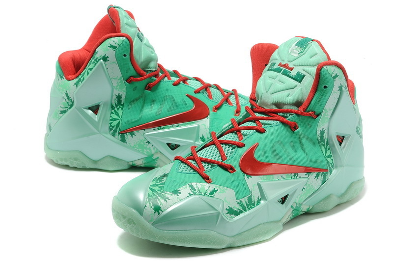 Nike LeBron James Basketball 11 Shoes Green