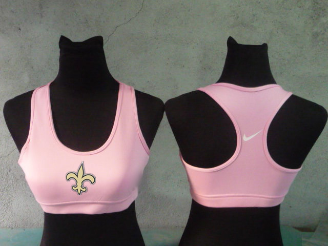 Nike New Orleans Saints Women Pink Tank Top 