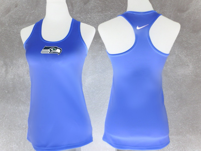 Nike Seattle Seahawks Women Tank Top Blue