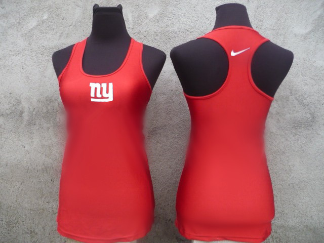 Nike New York Giants Red Women Tank Top