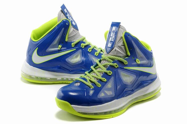 Nike LeBron Raymone James  Shoes Blue Green