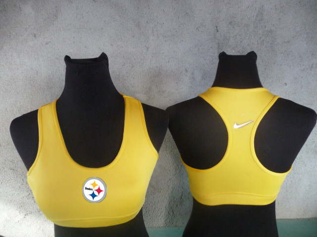 Nike Pittsburgh Steelers Women Yellow Tank Top