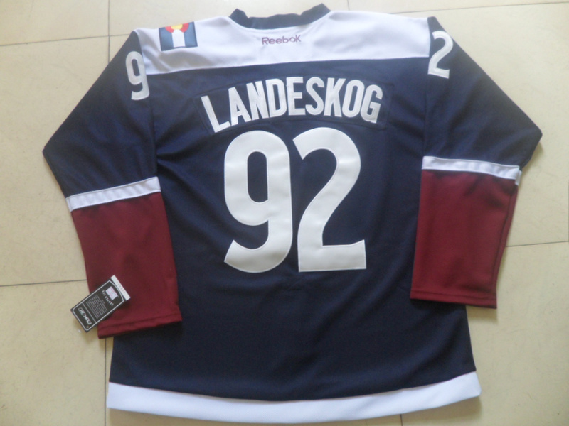 NHL Colorado Avalanche #92 Landeskog D.Blue Jersey