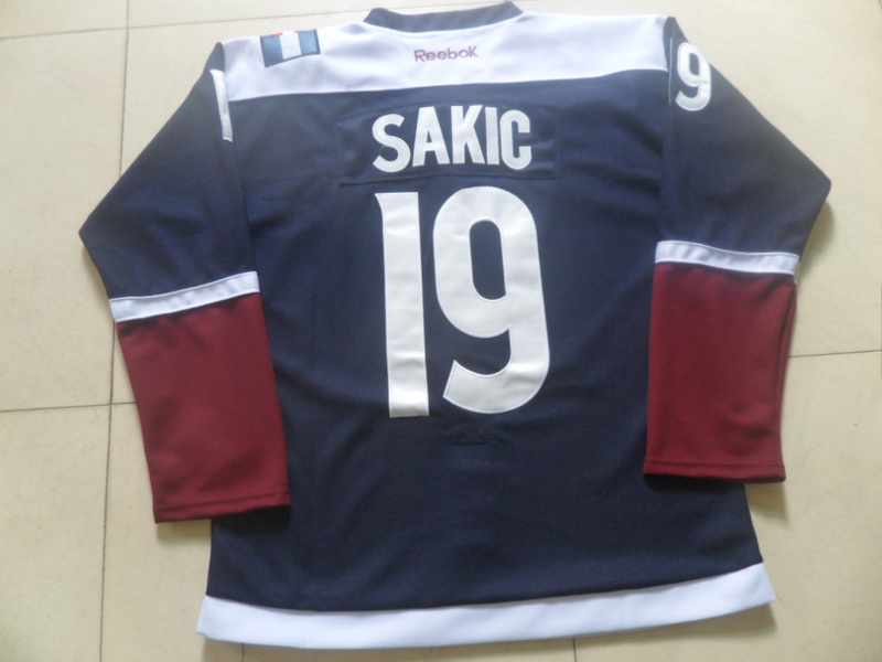 NHL Colorado Avalanche #19 Sakic D.Blue Jersey
