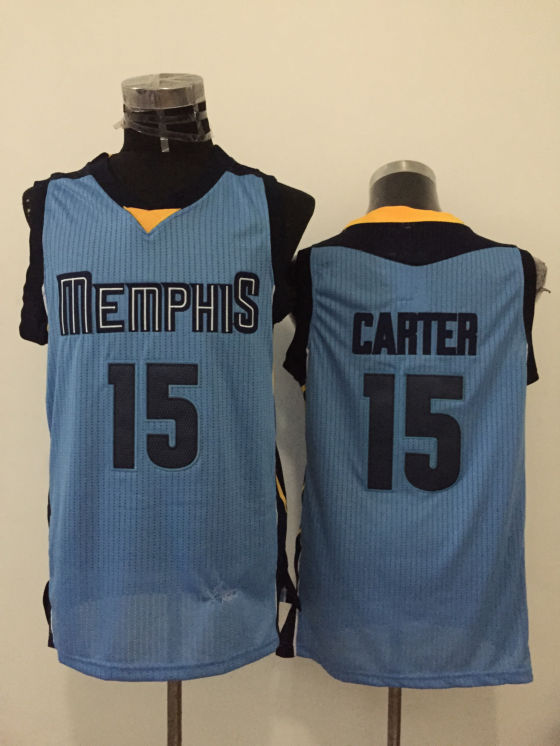 NBA Memphis Grizzlies #15 Carter Blue Jersey