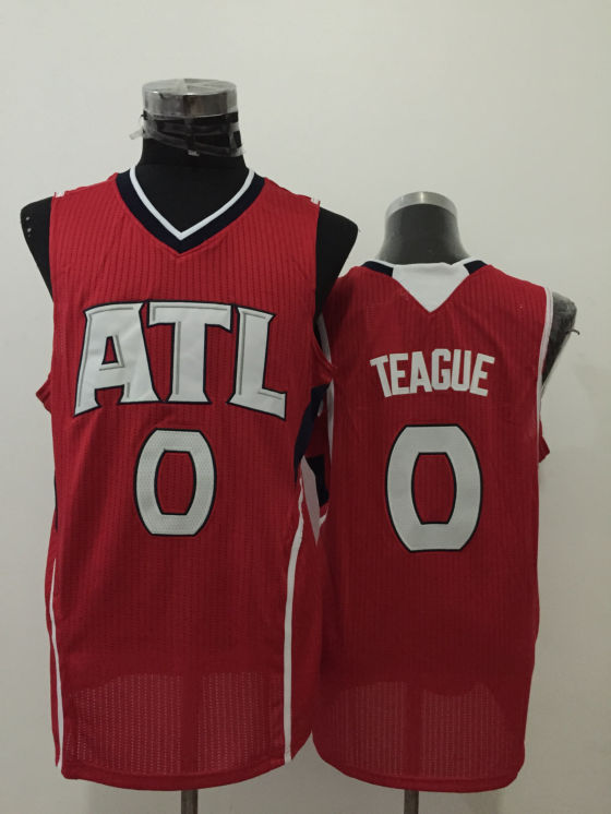 NBA Atlanta Hawks #0 Teague Red Jersey
