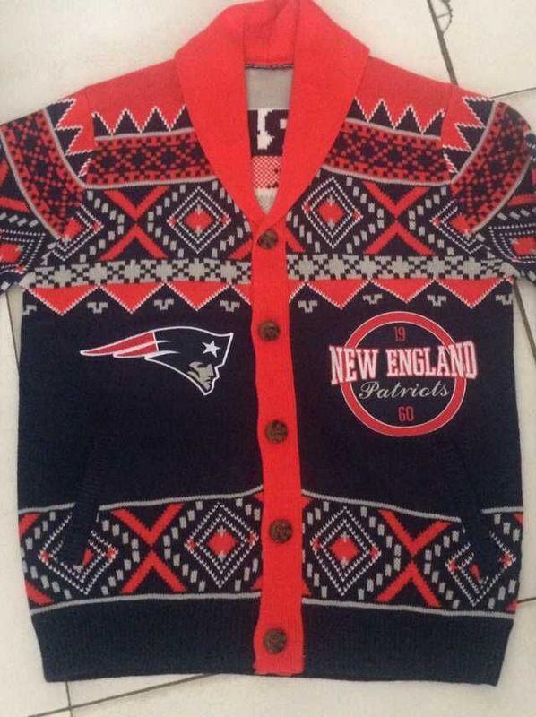 NFL New England Patriots Blue Sweater